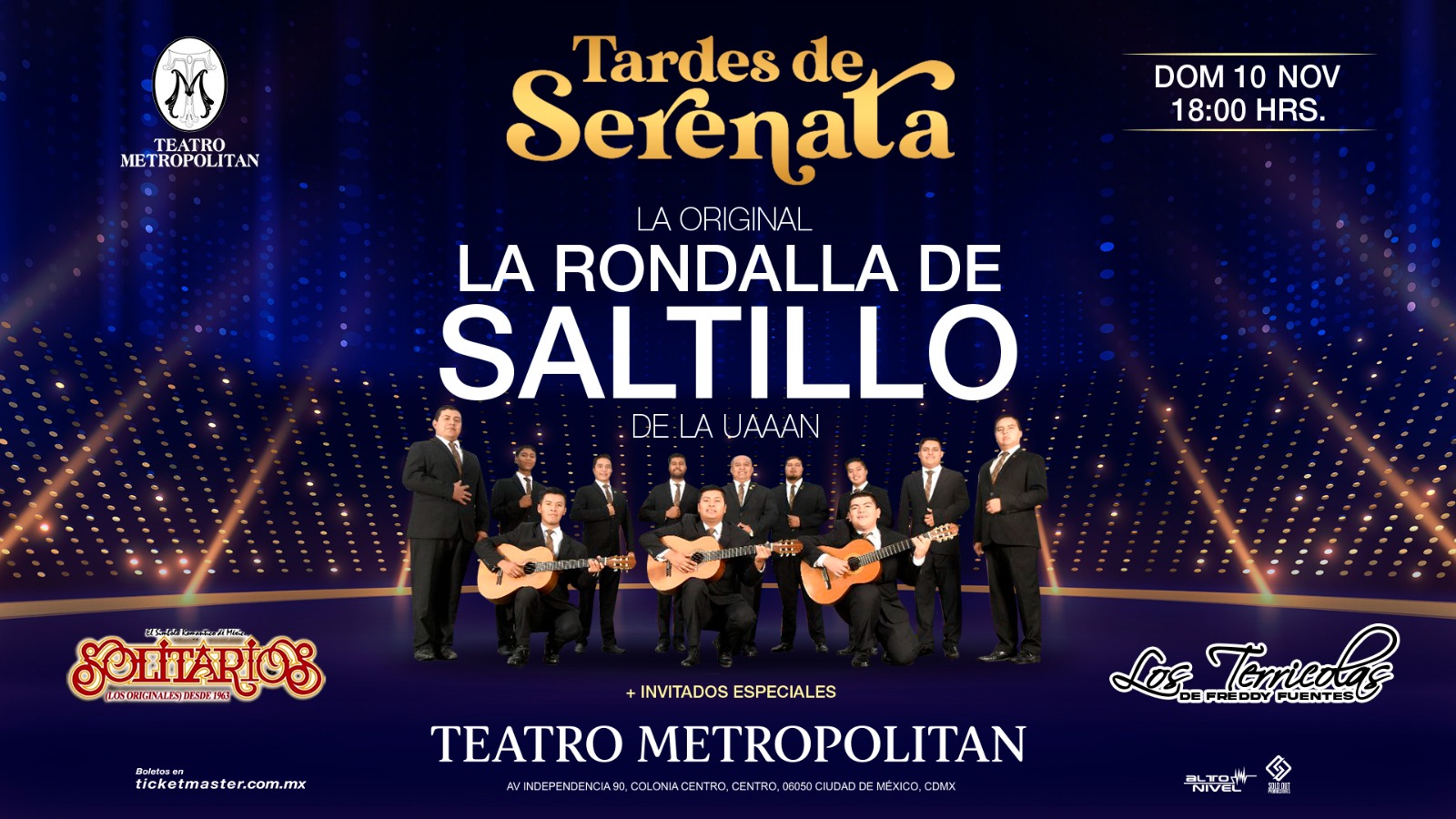 Tardes De Serenata Oct 2024 Cartel Metropolitan
