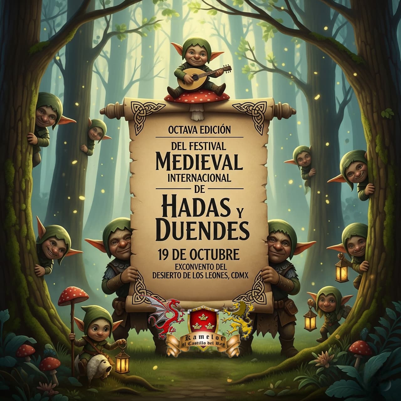 Kamelot Castillo Hadas Duendes Cartel 2025