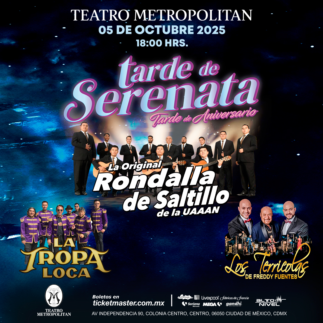 Tarde De Serenata Metropolitan Rondalla Cartel
