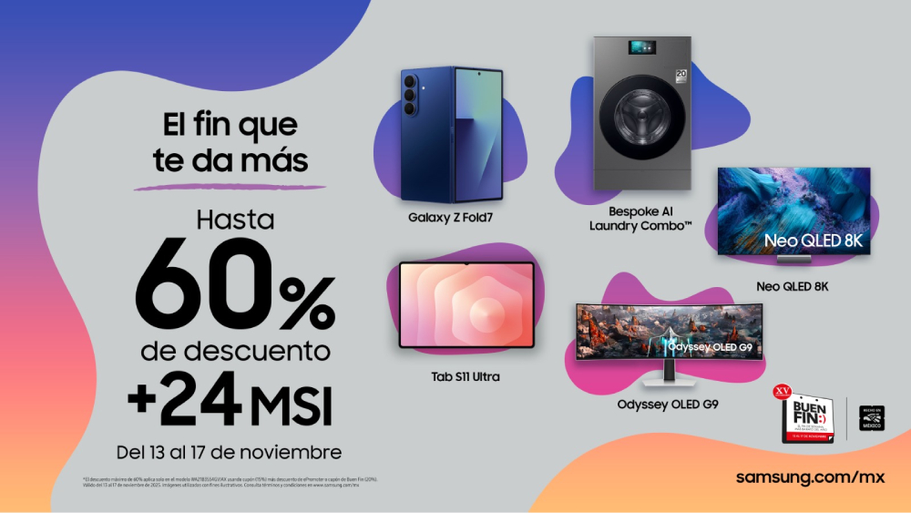 Samsung Buen Fin 2025 1000