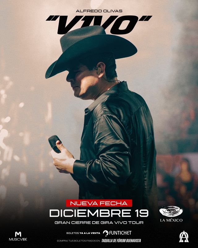 ALFREDO OLIVAS FIN DE SEMANA DIC 2025 CARTEL