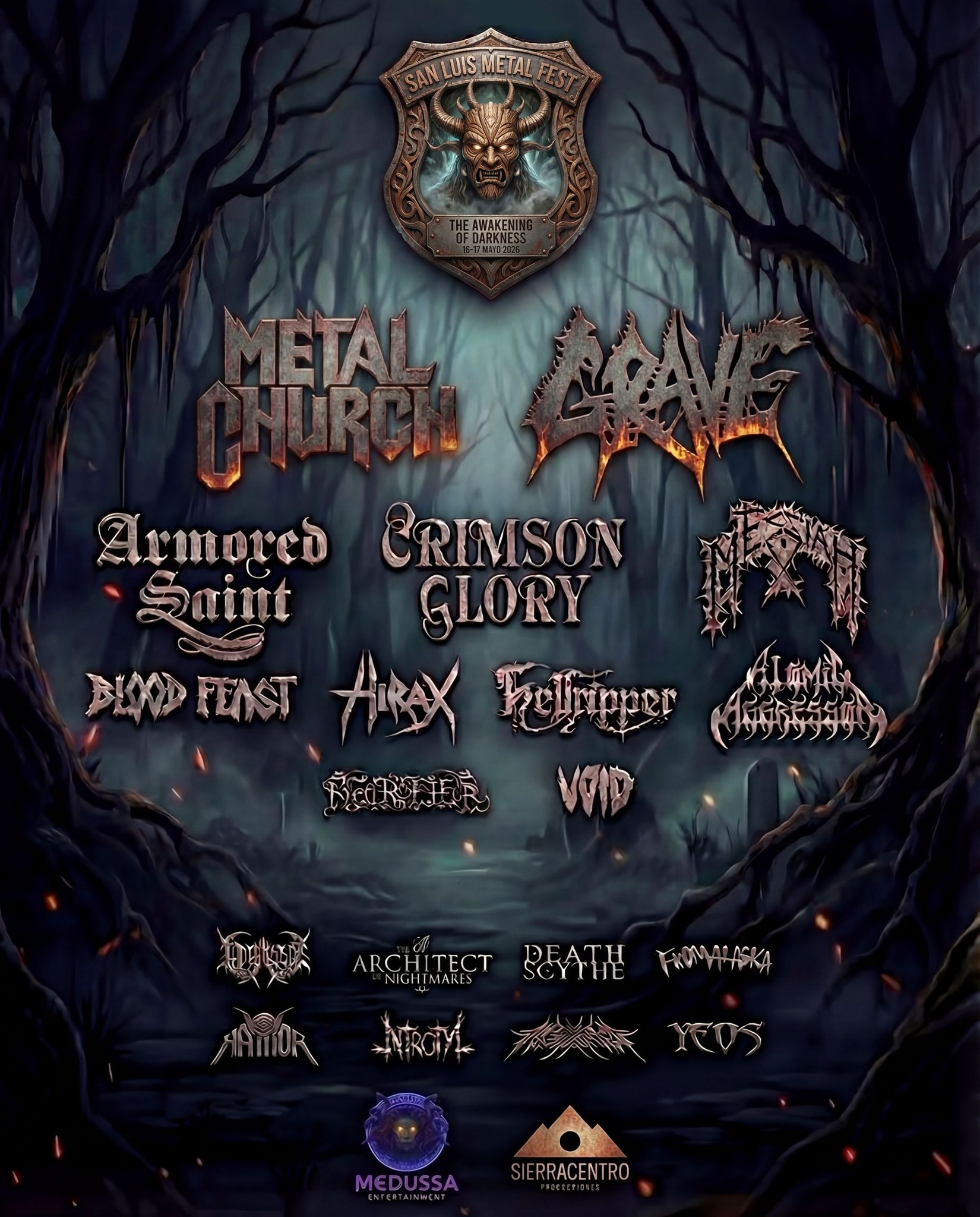 san luis metal fest ene 2026 cartel
