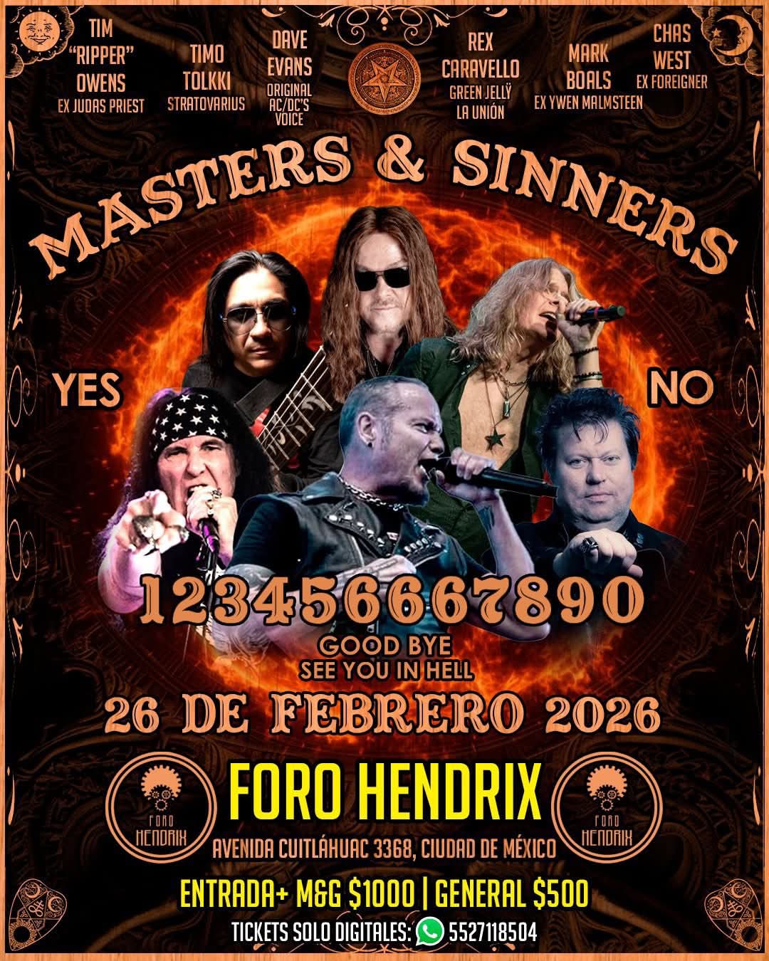 masters & sinners hendrix feb 2026 cartel