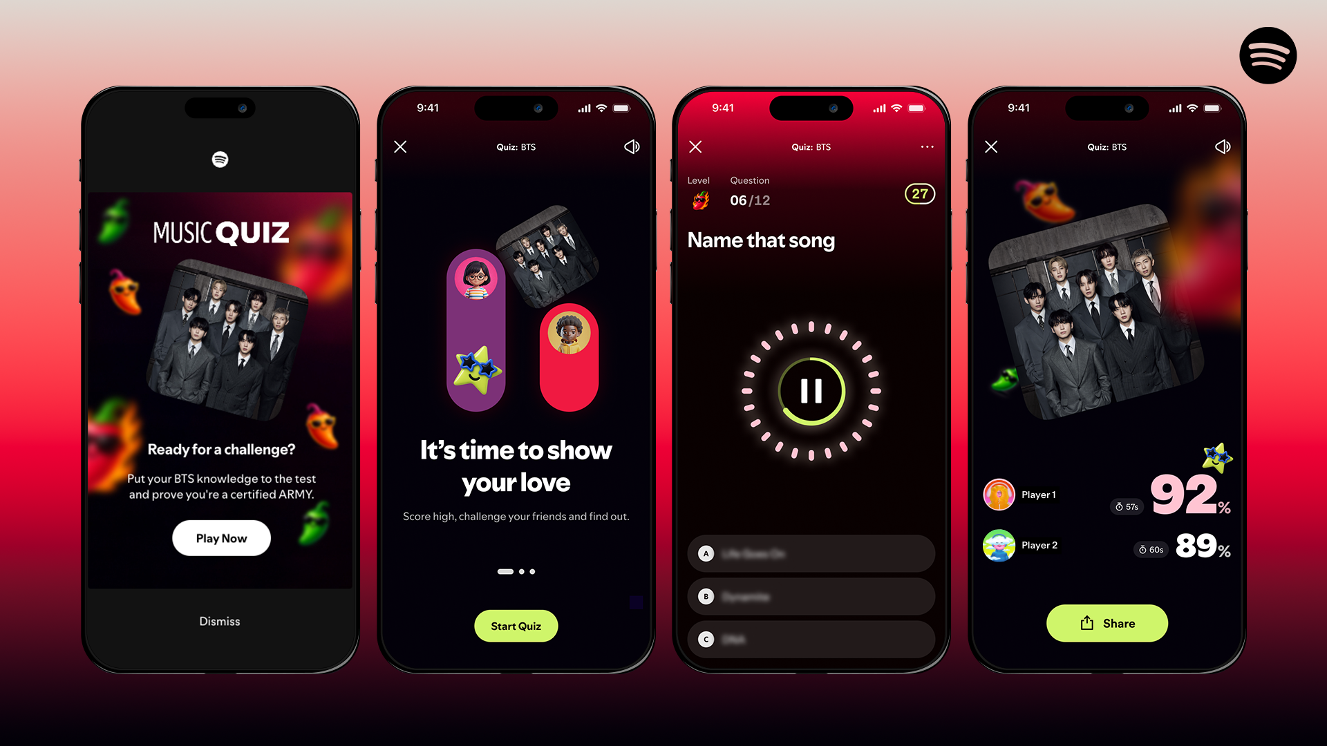 spotify bts music quiz