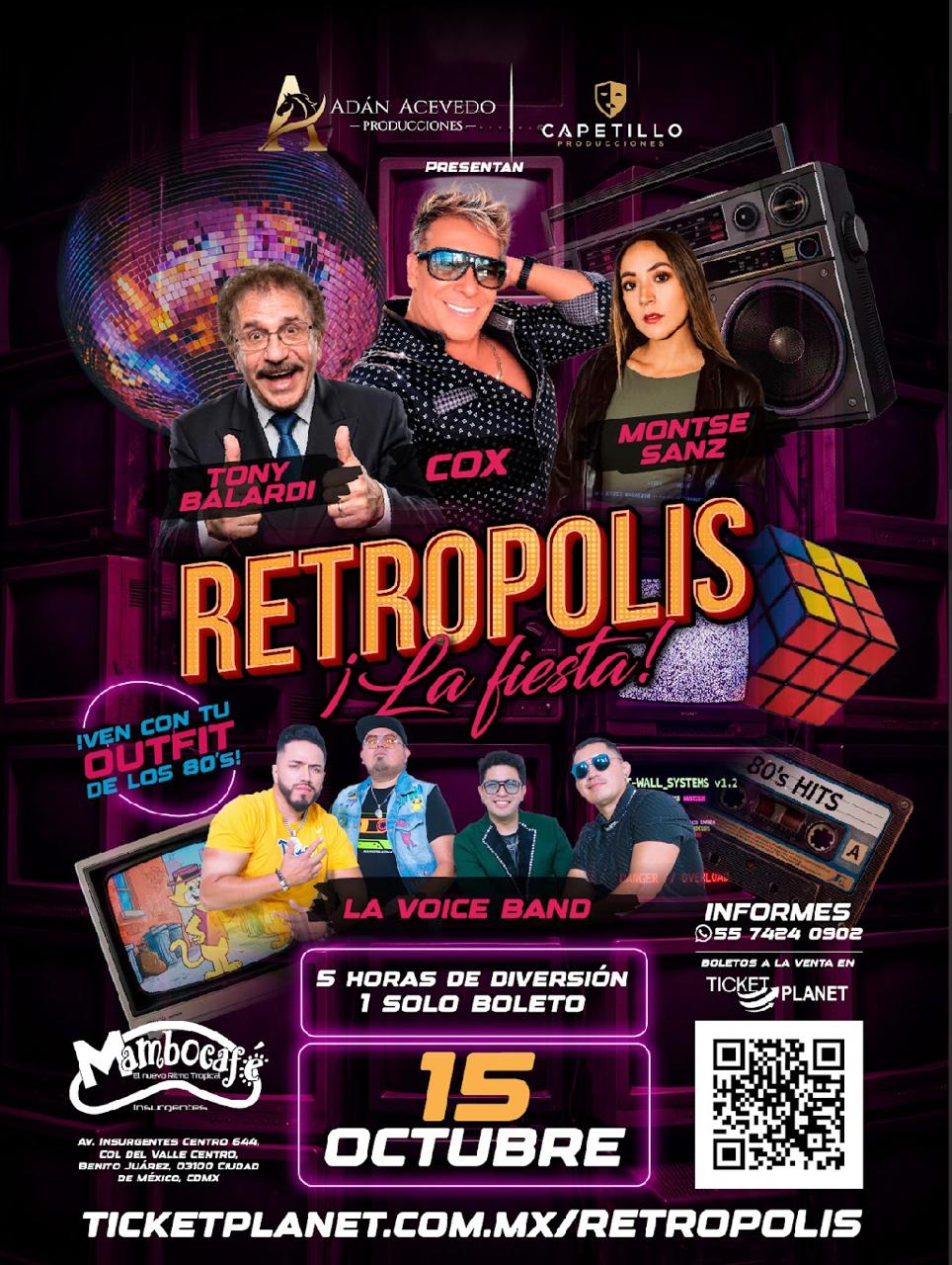 retropolis mambo cafe oct 2026 cartel